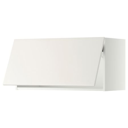 METOD Горизонтальный навесной шкаф - белый/Veddinge белый 80x40 см