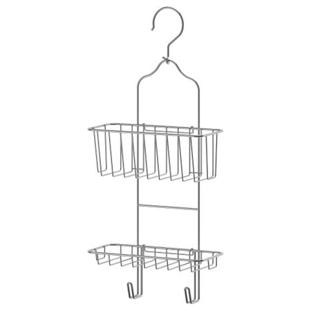 Вешалка для душа, 2 уровня ИММЕЛЬН, оцинкованный (24x53 см)