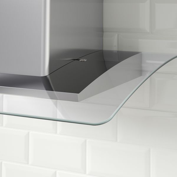 Колпак вытяжного шкафа стенного крепл, нержавеющая сталь/стекло IKEA BALANSERAD БАЛАНСЕРАД 803.939.61 - фото 5