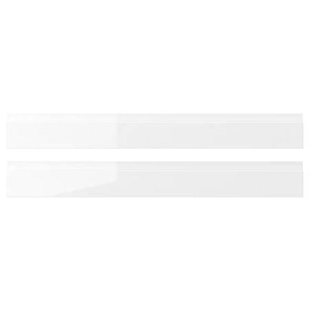VOXTORP Фронтальная панель ящика - глянцевый белый 80x10 см