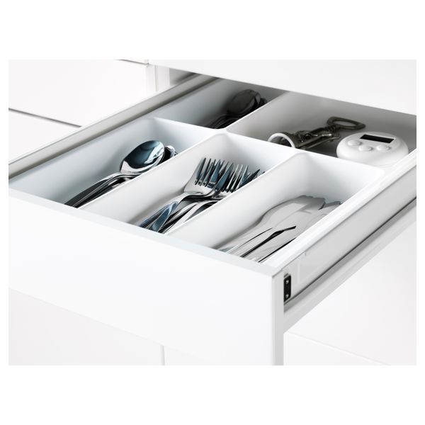 Ящик, низкий ФОРВАРА, белый - фото 2