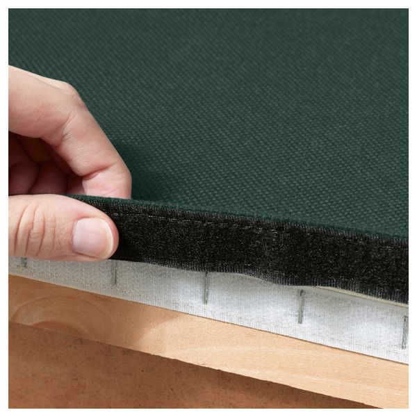 Табурет для ног с ящиком для хранения ВИМЛЕ, Гуннаред темно-зеленый - схема-чертеж с размерами