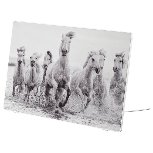 Рама для картины с Wi-Fi динамиком, белый Брызги умный дом IKEA SYRLIG СИРЛИГMFONISK 595.200.65 - фото 2