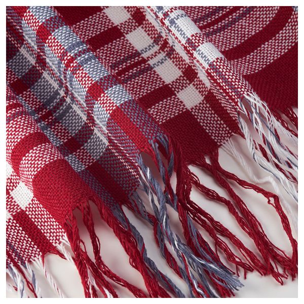 Плед АННАМИА, клетка, красный (140x205 см) - фото 3