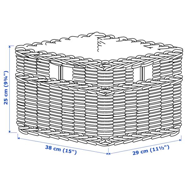 IKEA, дополнительный ракурс - схема-чертеж с размерами