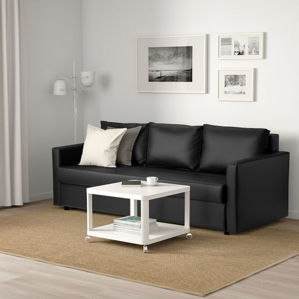 3-местный диван-кровать, Бумстад черный IKEA FRIHETEN ФРИХЕТЭН 904.489.01 - фото 2