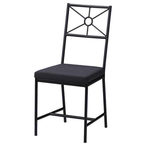 Стул, Ранста темно-серый/черный IKEA ALLSTA АЛЬСТА 003.792.85 - схема-чертеж с размерами