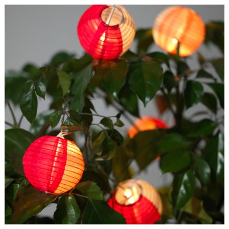 Украшение для гирлянды СОЛВИДЕН, шаровидный разноцветный