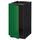 Напольный шкаф для мойки, мусорных контейнер МЕТОД, черный, Флэди зеленый (40x60 см)