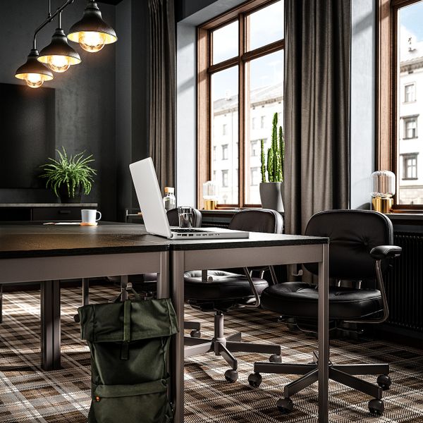 Стол, черный/темно-серый 140x70x75 см IKEA IDÅSEN ИДОСЕН 293.958.93 - фото 3