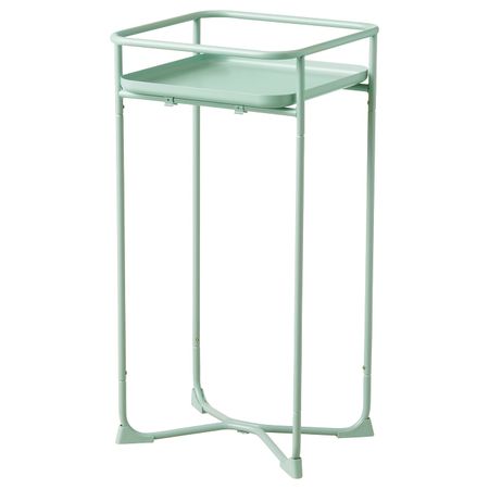 Пьедестал для цветов, для дома, улицы зеленый 65 см IKEA KRYDDPEPPAR КРЮДДПЕППАР 804.219.64