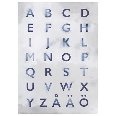 Картина, 50x70 см, Алфавит IKEA PJÄTTERYD ПЬЕТТЕРИД 405.331.38