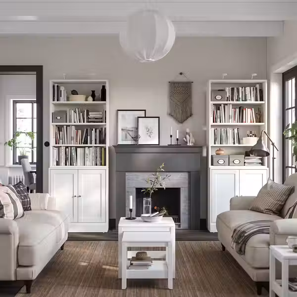 HAVSTA Комбинация д/хранения - белый 81x47x212 см - фото 3