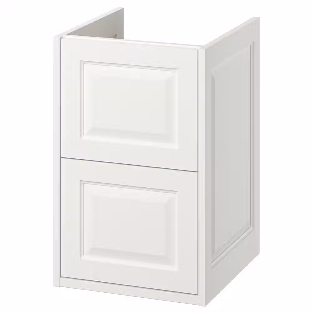 TÄNNFORSEN ТАННФОРСЕН Шкаф для раковины с ящиками - белый 40x48x63 см - фото 1