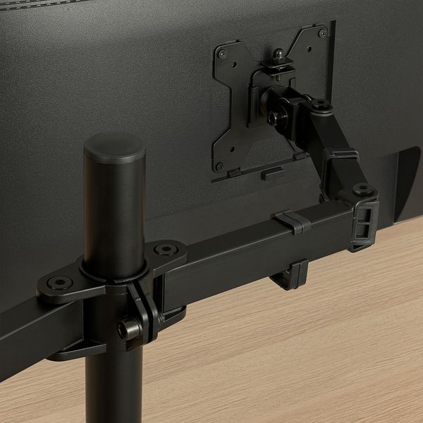 Кронштейн для 2 мониторов, черный IKEA STUBBERGET 405.598.16 - фото 4