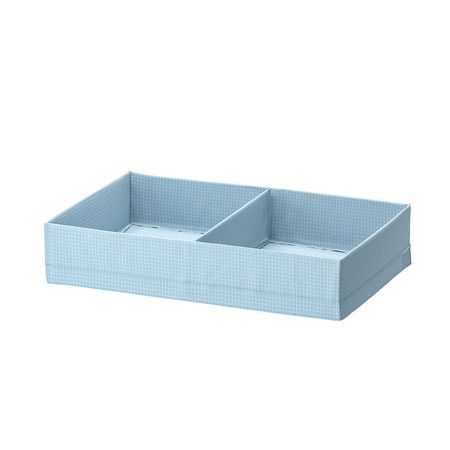 Ящик с отделениями, сине-серый 34x51x10 см IKEA STUK СТУК 504.939.19