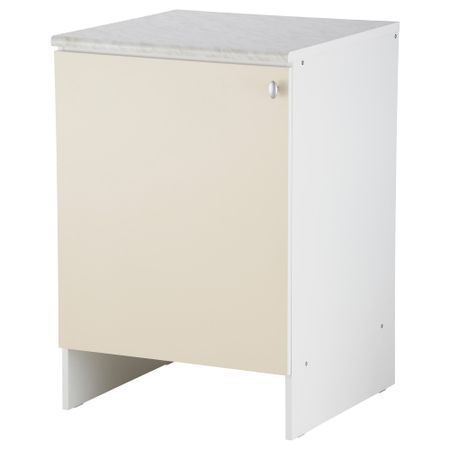 Напольный шкаф с дверью ОВЕРБУ, бежевый (60x89 см)