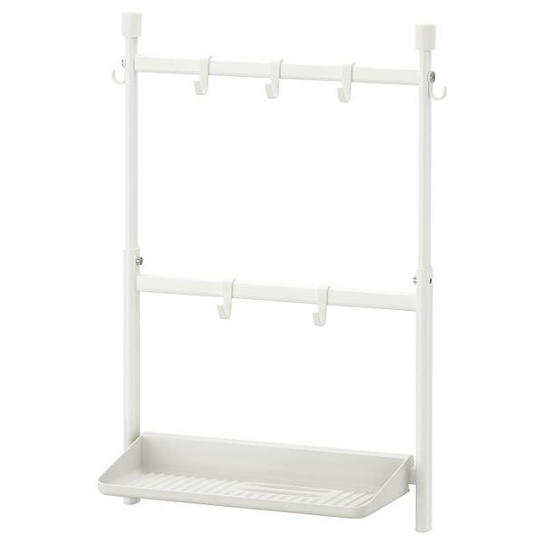 Комплект кухонных аксессуаров, без сверления/сушилка/крючок IKEA SUNNERSTA СУННЕРСТА 193.881.95 - фото 1