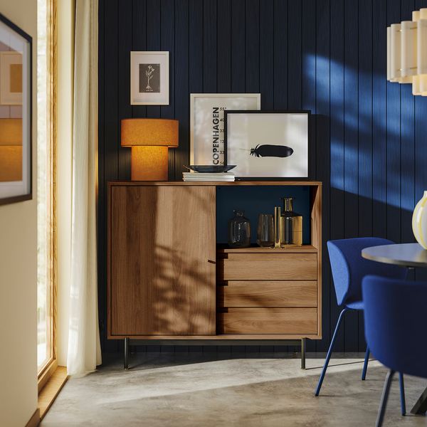 RÅDMANSÖ Шкаф - коричневый под грецкий орех 118x49x103 см - фото 3