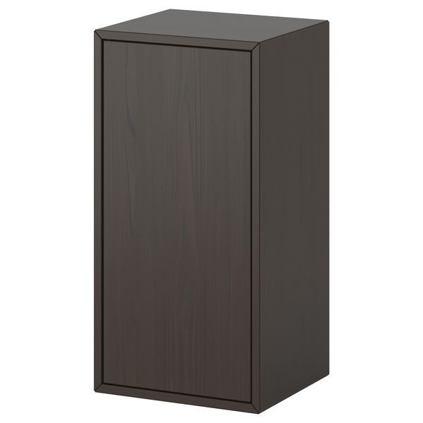 Навесной шкаф с 1 дверцей ВЭЛЬЕ, коричневый (35x68 см) - фото 1