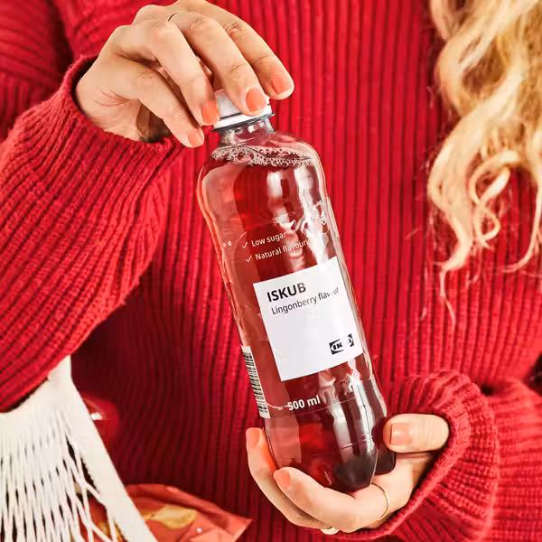 ISKUB ИСКУБ Газированный напиток - с ароматом брусники/с сахаром и подсластителями 500 мл - фото 4