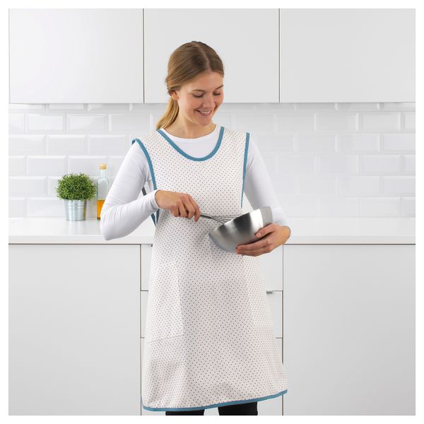 Фартук ВИНТЕР 2018, белый, красный точечный - фото 2