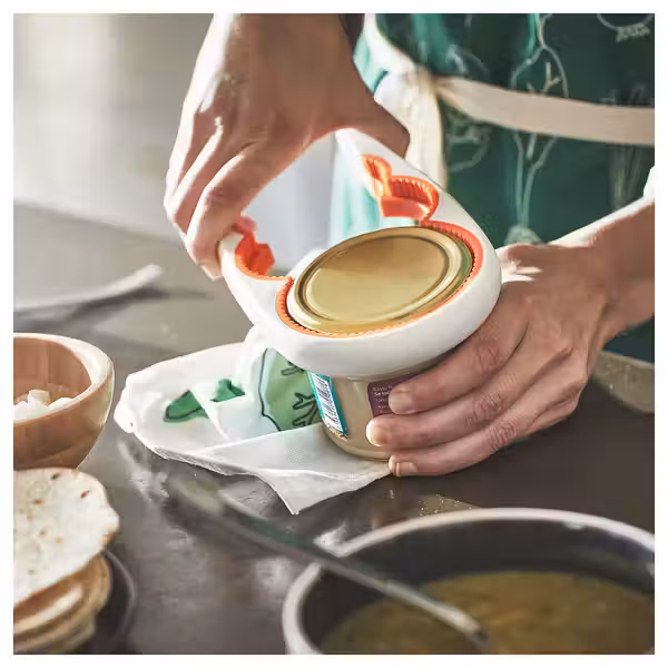 UPPFYLLD Открывалка для банок - белый с оттенком/ярко-оранжевый 21 см - фото 2