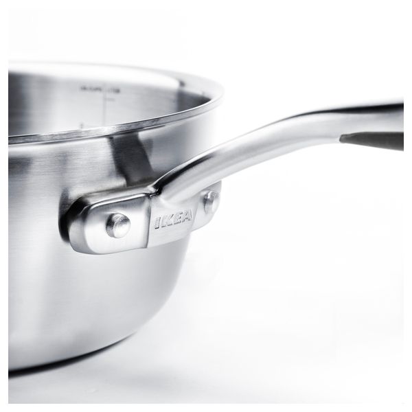 Ковш с крышкой СЕНСУЭЛЛ, нержавеющ сталь, серый (2.4 л) - фото 3