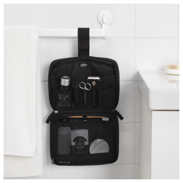 Косметичка ФОРФИНА, черный - схема-чертеж с размерами