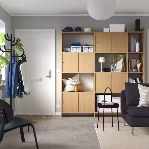 LÅDMAKARE ЛОДМАКАРЕ Комбинация для хран с раздв дверц - фото 3