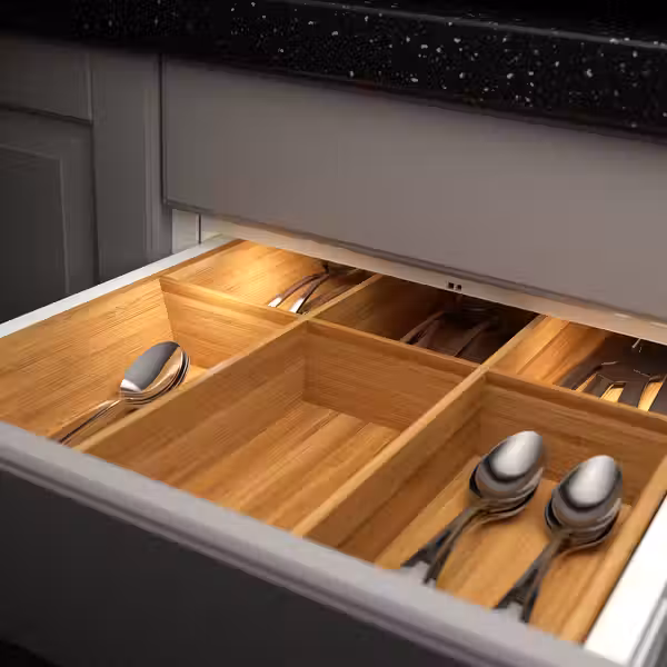 MITTLED Светодиодная подсветка ящика,датчик - регулируемая яркость белый 36 см - фото 2