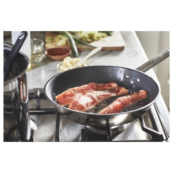 Сковорода, 24 см, нержавеющая сталь, антипригарное покрытие IKEA IKEA 365 + HJÄLTE ИКЕА 365 + ЙЭЛТЕ 504.842.41 - фото 11