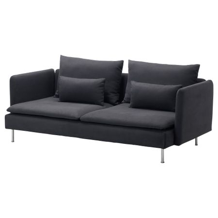 3-местный диван, темно-серый IKEA SÖDERHAMN 199.019.67