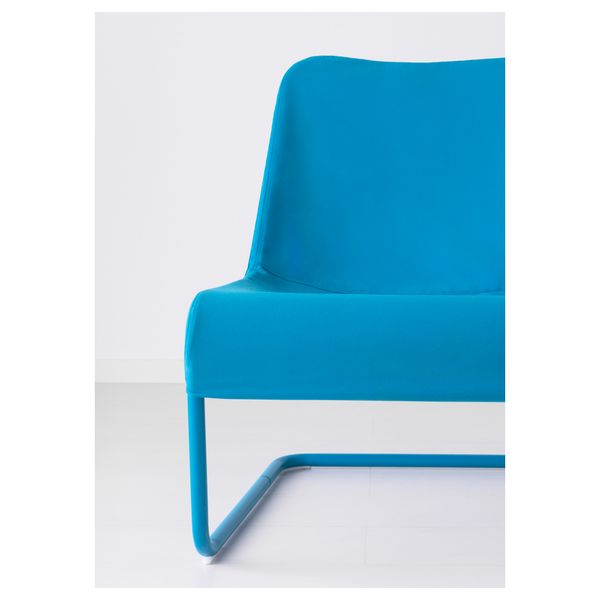 Кресло ЛОКСТА, синий - схема-чертеж с размерами