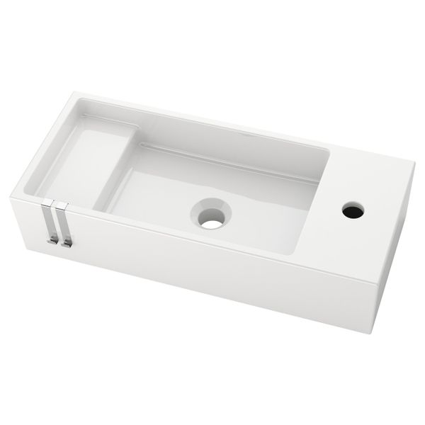Одинарная раковина, белый 62x27x14 см IKEA LILLÅNGEN ЛИЛЛОНГЕН 303.690.39 - фото 1