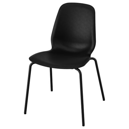 Стул, черный, сефаст черный IKEA LIDÅS 495.055.60