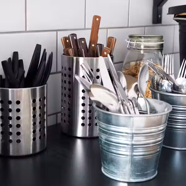 ORDNING Сушилка для стол приб - нержавеющ сталь 13.5 см - фото 4