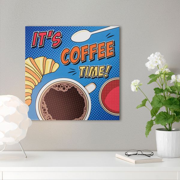 Картина, It’s coffee time 30x30 см IKEA ФРИДЕНЭ 004.487.26 - схема-чертеж с размерами