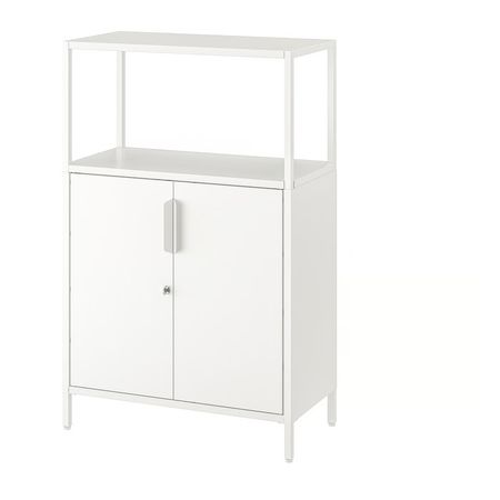 TROTTEN Шкаф с дверями - белый 70x35x110 см