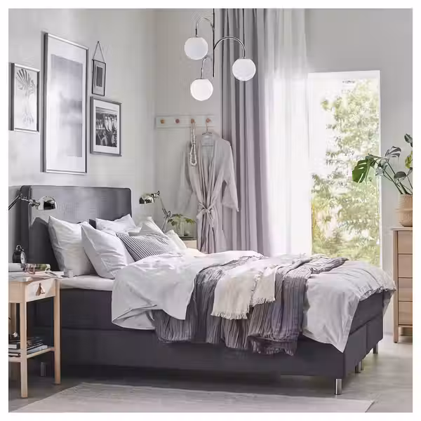 SIMRISHAMN Подвесной светильник, 3-рожк - хромированный/молочный стекло 55 см - схема-чертеж с размерами