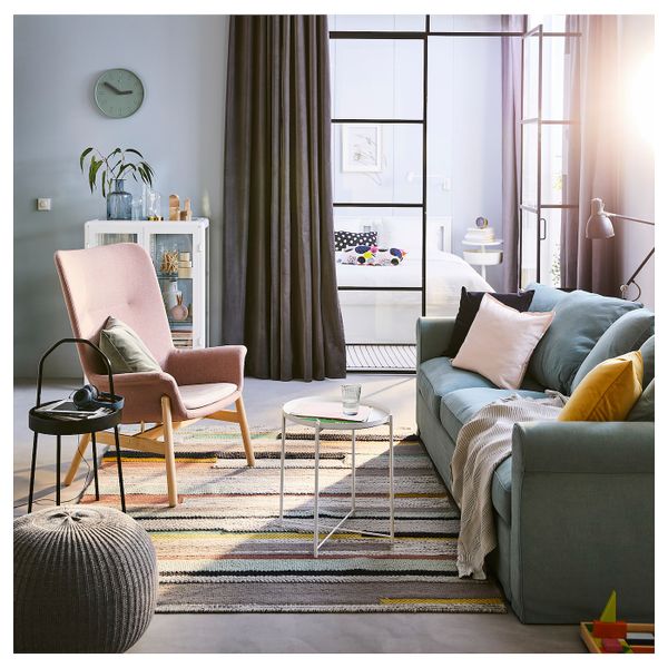 Кресло c высокой спинкой, Гуннаред светлый коричнево-розовый IKEA VEDBO ВЕДБУ 304.235.93 - фото 3