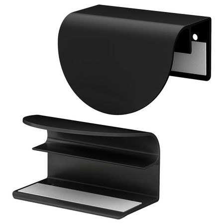 LATMASK Ручка-зажим - чёрный 60 мм 2 шт