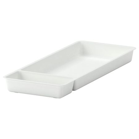 Лоток для кухонных принадлежностей, белый 20x50 см IKEA STÖDJA СТОДЬЯ 403.676.00