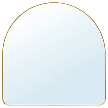 LINDBYN Зеркало - золотой 80x80 см