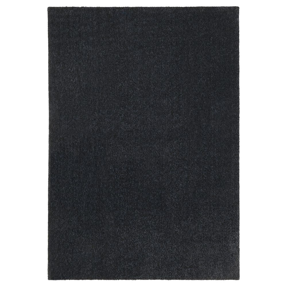 Ковер, короткий ворс, темно-серый 170x240 см IKEA TYVELSE ТЮВЕЛЬСЕ 204.268.51 - фото 1