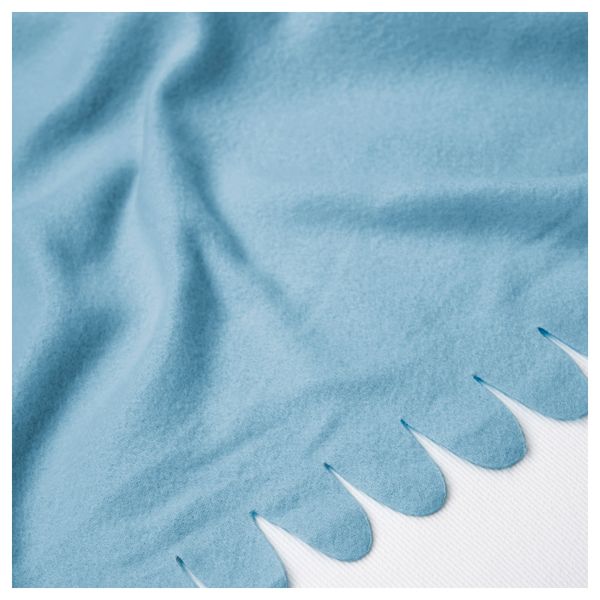 Плед ПОЛАРВИДЕ, синий (130x170 см) - схема-чертеж с размерами