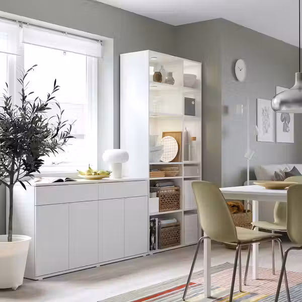 VIHALS Комбинация д/хранения - белый 235x37x200 см - фото 2