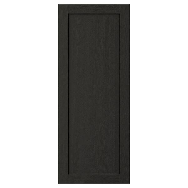 Дверь, черная морилка 40x100 см IKEA LERHYTTAN ЛЕРХЮТТАН 303.564.90 - фото 1