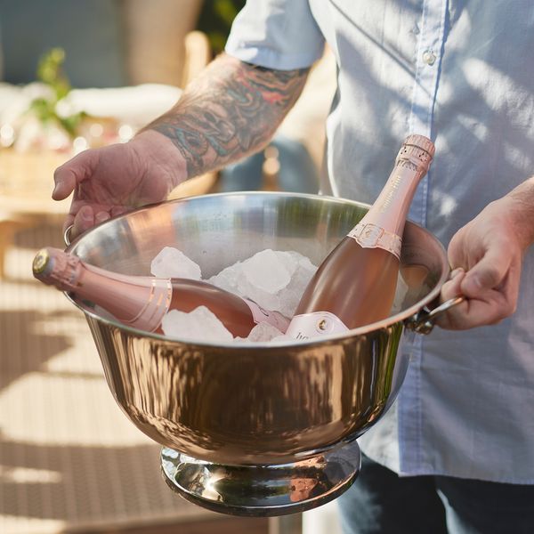 Ведерко для шампанского, 22 см, нержавеющая сталь IKEA SOLDRÄNKT 605.297.91 - фото 4