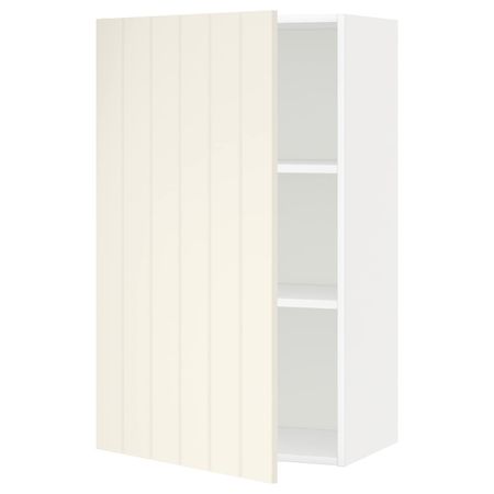 Шкаф навесной с полкой, белый/Хитарп белый с оттенком 60x100 см IKEA METOD МЕТОД 092.265.04